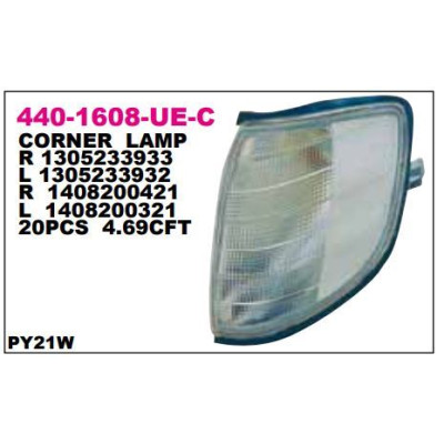 Sınyal Lambası Sol Beyaz (Mercedes, W140) (440-1608R-UE-C, A1408260643) DEPO Sınyal Lambası Sol Beyaz (Mercedes, W140) (440-1608R-UE-C, A1408260643) DEPO