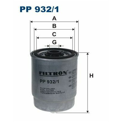 Mazot Filtresi (Volvo, S60, S80) (FLT.PP932-1, PP932, 31261191) FILTRON Mazot Filtresi (Volvo, S60, S80) (FLT.PP932-1, PP932, 31261191) FILTRON