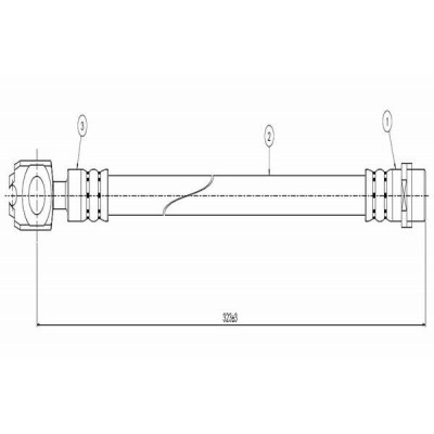 Fren Hortumu Arka (Volkswagen, Passat) (C800542B, 2557000083618) CAVO Fren Hortumu Arka (Volkswagen, Passat) (C800542B, 2557000083618) CAVO
