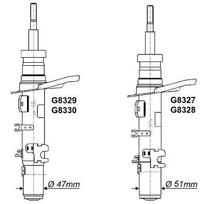 Ön Amortisör Sağ (Citroen, C-Elysee) (9810768780, 9827064180, 9819233680) MONROE Ön Amortisör Sağ (Citroen, C-Elysee) (9810768780, 9827064180, 9819233680) MONROE