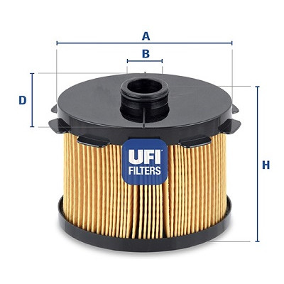 Yakıt Filtresi (Citroen, Partner, Berlıngo) (9628890680, 1906.A9, 4826318521) UFI Yakıt Filtresi (Citroen, Partner, Berlıngo) (9628890680, 1906.A9, 4826318521) UFI