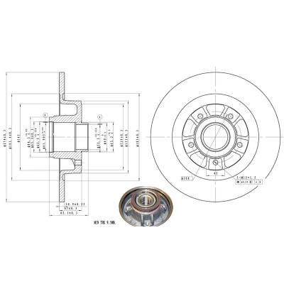Arka Disk Rulmanlı (Renault, Laguna II) (8200655249, 8200367094, 7701472838) MGA Arka Disk Rulmanlı (Renault, Laguna II) (8200655249, 8200367094, 7701472838) MGA
