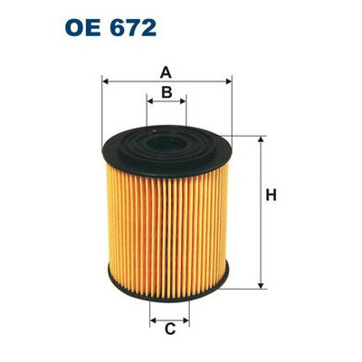 Yağ Filtresi (Mini, R50, R52, R53) (FILT OE 672, OE672)