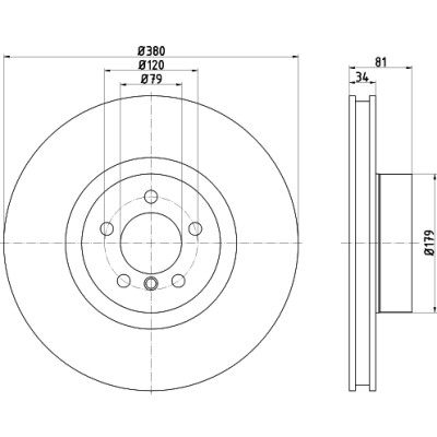 Disk Ön (Land Rover, Range Rover) (92233905, LR031845, LR011591) TEXTAR
