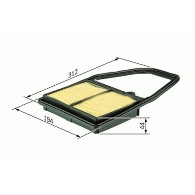 Hava Filtresi (Honda, Civic) (17220PLC000, 17220PLCY00) SARDES