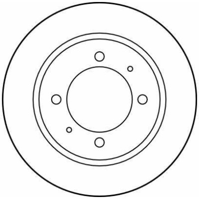 Diski Ön (Mercedes-Benz, Carisma, S40) (DF4054, 2557000455273) TRW