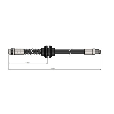 Arka Hortumu (Renault, Laguna III, Megane II) (7701050073, 8200256166) CAVO