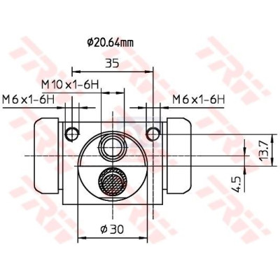 Arka Silindiri Transıt (Ford, Transit) (3M512261AB, 2T142261AA, 4387348) TRW Arka Silindiri Transıt (Ford, Transit) (3M512261AB, 2T142261AA, 4387348) TRW