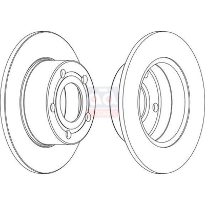 Arka Disk Takımı (Audi, A4) (4A0615601A, 8E0615601P) FERODO Arka Disk Takımı (Audi, A4) (4A0615601A, 8E0615601P) FERODO