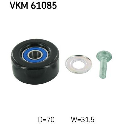 V Kayış Gergi Kasnağı (Toyota, Avensis) (VKM 61085, 1662028010) SKF V Kayış Gergi Kasnağı (Toyota, Avensis) (VKM 61085, 1662028010) SKF