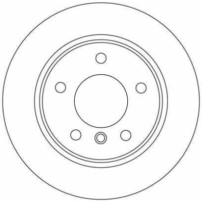 Arka Fren Diski (BMW, 1 Serisi, E81) (DF4448, 34216864901) TRW