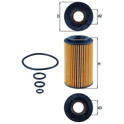 Yağ Filtresi (Mercedes-Benz, W202, W203) (A6111800009, OX153D3, 6111800009) MAHLE Yağ Filtresi (Mercedes-Benz, W202, W203) (A6111800009, OX153D3, 6111800009) MAHLE