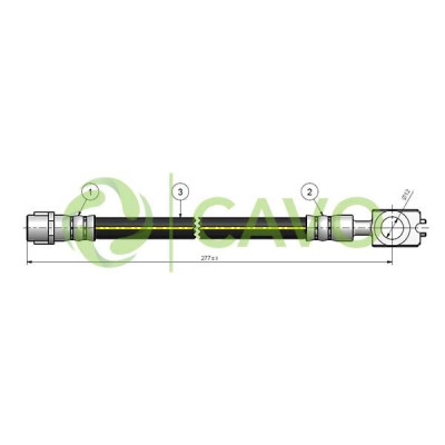 Arka Hortumu (Audi, A4) (8E0611775H, 8E0611775N) CAVO