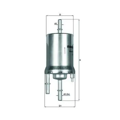 Yakıt Filtresi (Volkswagen, Jetta, Polo) (6Q0201051C, 6Q0201051J) MAHLE Yakıt Filtresi (Volkswagen, Jetta, Polo) (6Q0201051C, 6Q0201051J) MAHLE
