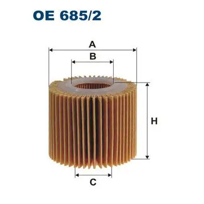 Yağ Filtresi (Toyota, Auris, Yaris) (0415240060, 04152B1010, OE685.2) FILTRON