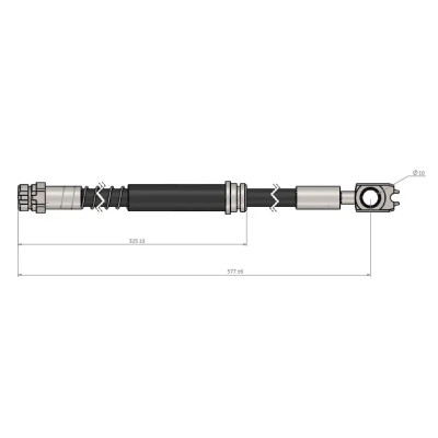 Ön Hortumu (Volkswagen, Caddy) (C900 129A, 1K0611701K, H0C900129A) CAVO Ön Hortumu (Volkswagen, Caddy) (C900 129A, 1K0611701K, H0C900129A) CAVO
