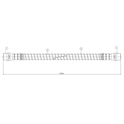 Arka Hortumu (Audi, Q7) (7L0611776, C900220A, 95535506001) CAVO