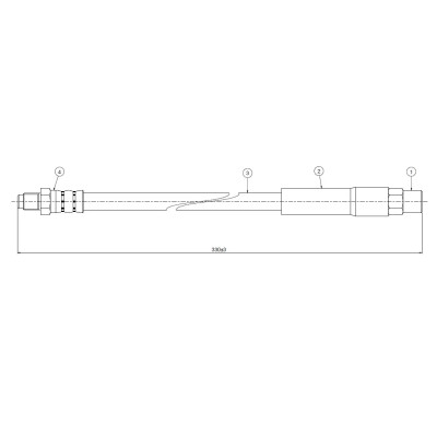 Hortumu Arka (BMW, 3, 5, 7 Serisi) (BSBG--C800-095B, 34321159890) CAVO Hortumu Arka (BMW, 3, 5, 7 Serisi) (BSBG--C800-095B, 34321159890) CAVO