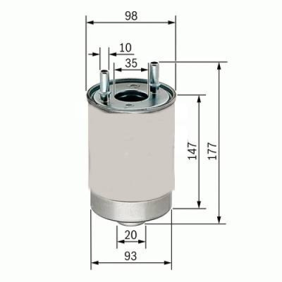 Mazot Filtresi (Renault, Fluence, Megane) (164009384R, 8201046788) SARDES Mazot Filtresi (Renault, Fluence, Megane) (164009384R, 8201046788) SARDES