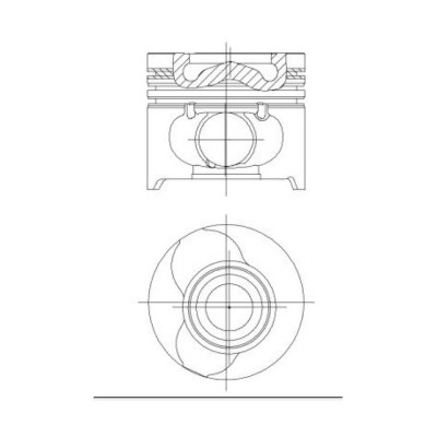 Pıston+SGM (Adet) (Renault, Clio, Kangoo) (120A10282R, 7701475075) YENMAK Pıston+SGM (Adet) (Renault, Clio, Kangoo) (120A10282R, 7701475075) YENMAK