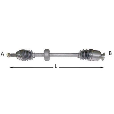 Aks Komple (Renault, Clio) (70216, 7701349914) MGA Aks Komple (Renault, Clio) (70216, 7701349914) MGA