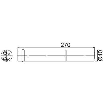 Kurutucu (Renault Clio III/Modus) (BSBG-BHR-AD-96-000S-BEHR, 7701060041) BEHR Kurutucu (Renault Clio III/Modus) (BSBG-BHR-AD-96-000S-BEHR, 7701060041) BEHR