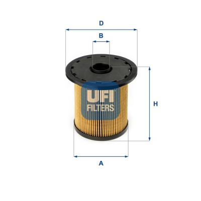 Yakıt Filtresi (Renault, Kangoo, Megane) (7701206119, BSBG-UFI-26-690-00-UFI) UFI Yakıt Filtresi (Renault, Kangoo, Megane) (7701206119, BSBG-UFI-26-690-00-UFI) UFI